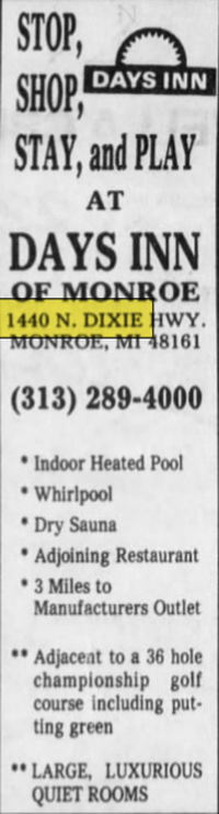 Howard Johnsons Motor Lodge (Econo Lodge, Economy Inn, Days Inn) - Jun 28 1991 Article (newer photo)
